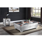 ACME Brancaster Aluminum Brancaster End Table Model LV01813